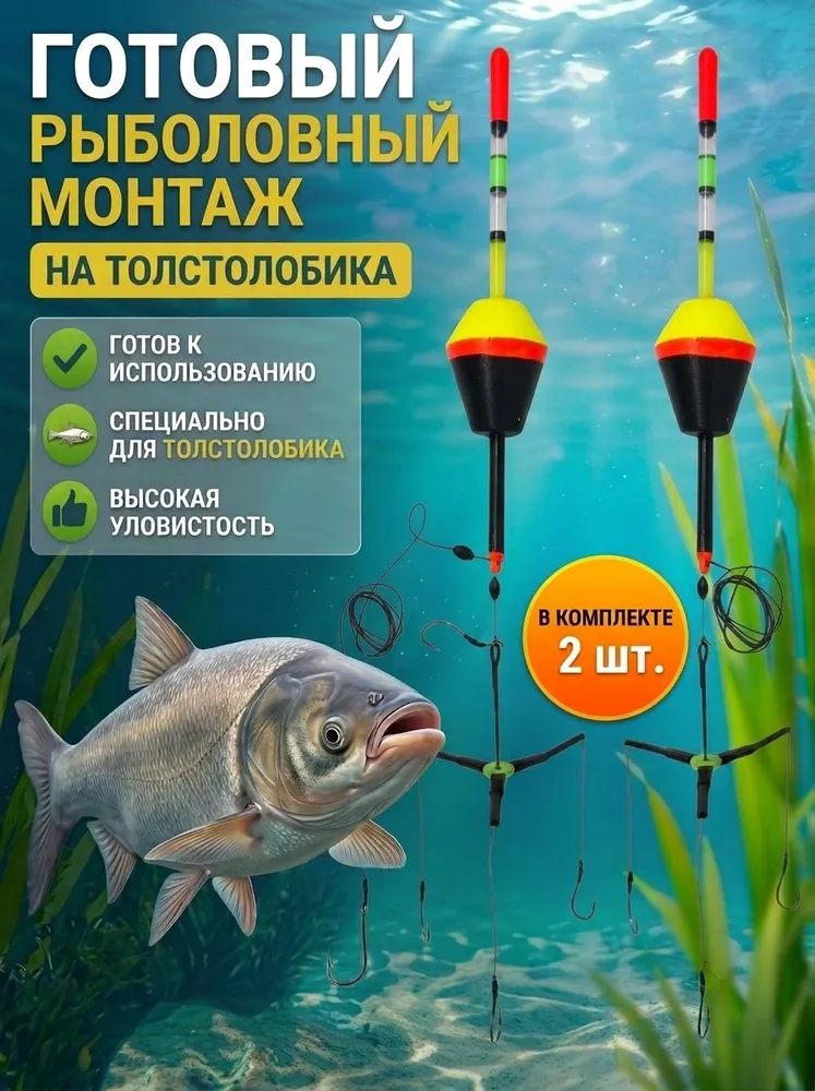 Снаст На Толстолобика 2 Штуки